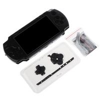Pakaitinis PC dangtelis  skirtas PSP2000 žaidimų priedams  Žaidimų konsolės remonto korpusas su mygtukais black