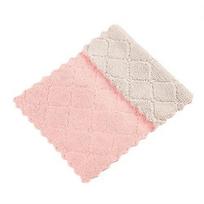 10Pcs Absorbent Rag Thickened Microfiber Cleaning Cloth Kitchen Household Non-oil Dish Towel