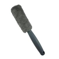 Car Wheel Wash Brush Portable Microfiber Tire Rim with Plastic Handle Auto Trunk Motorcycle Detailing Cleaning Tool Accessories