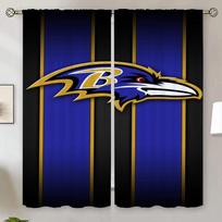 Curtains for Kitchen Curtain B-Bal-timore -Ravens Curtains for Living Room 2 Pieces Free Shipping Window Blinds Tentacles Shades W50xH70cmx2pcs-CL