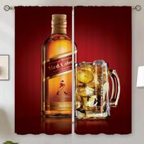 Johnnie-walker Curtains for Living Room Decoration Blinds Blackout Curtain for Quarto Customs Free Shipping Products Blind Tulle W50xH70cmx2pcs-CL