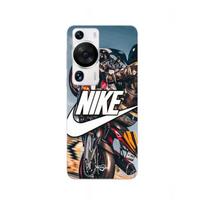 Case - MANIACASE - Huawei P60 Pro - Nike Logo - Motorcycle Wheel - Flexible balta