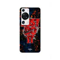 Coque - MANIACASE - Huawei P60 Pro - Rouge - Souple - Nike Just Do It raudona