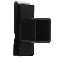 Biliardo kreidos laikiklis Aliuminis TPU Magnetinis Snukerio kreidos galiuko laikymo dėžutė su spaustuku Biliardas black
