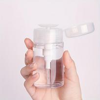 100ML Nagų papildomos buteliai Nešiojami Tušti Paspaudžiami Pompiniai Kelioniniai Dozatoriai Nagų Dailės Valiklis Makiažo Buteliukas Manikiūro Įrankis gryna