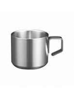 Leeseph Stainless Steel Coffee Mug with Handle, Camping Travel Double Wall Insulated Mug for Coffee, Tea, Juice, Milk, Beer gray
