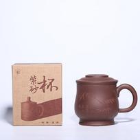 400 ml Yixing molio arbatos puodelis su filtru, meistro rankų darbo, buitinis, biurui, užplikytuvas, virdulys, rankomis raižytas bambukas, arbatos ir vandens atskyrimas