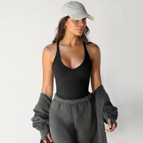 Women's Knit Slim Inner Tank Top L abrikosas