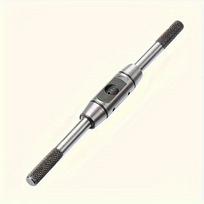 Adjustable Ratchet Screwdriver with Extended Handle - Durable All Steel Hand Threaded Tool for Home DIY Projects 1 gray