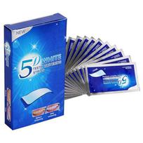 7 poros / dėžutė 5D dantų balinimo lipdukai Akina balti dantų lipdukai Dantų plėvelė dantų valymo pleistrai 7 pairs blue