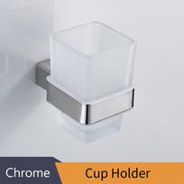 Cup & Tumbler Contemporary Holders SUS304 Stainless Steel Toothbrush Holder Ceramics Bathroom Accessories Wall Cup Holder 610002