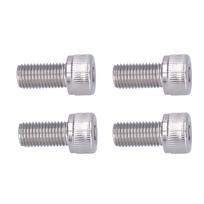 4 vnt. šešiakampio galvutės varžtai A2 nerūdijančio plieno 1,25 mm smulkus žingsnis tvirtinimo detalės aparatūra M10x55