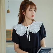 Ladies Hollow Embroidery Lace Fake Collars for Women Shirt Detachable Collars Shawl Blouse Decorative False Collar Nep Kraagie