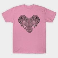 T Shirt Women Huge Heart Harajuku Print Kawaii Tshirt Summer Short Sleeve Female T-Shirt Top Tee S