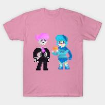 T Shirt Women Pixel Lewis X Vivi Harajuku Print Kawaii Tshirt Summer Short Sleeve Female T-Shirt Top Tee S rožinė