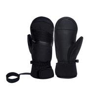 Winter Snowboard Gloves: Outdoor Windproof, Waterproof, Warm, Touchscreen-Compatible Ski Gloves Large black
