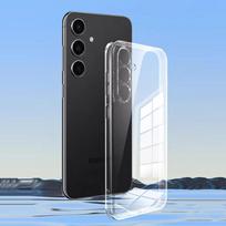 Shockproof Clear Soft Phone Case For Samsung S25 Ultra S24 FE S23 S22 S21 A15 A16 A36 A55 A26 A06 A35 A25 TPU Ultra Slim Lens Protection Cover Samsung S25 gryna