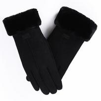 Women's Cycling Gloves Full Finger Mittens with Plush and Thick Windproof Touch Screen Insulation Self Heating Motorcycle Winter Skiing Outdoor Men One Size