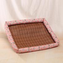 Cat Kennel Summer Cool Mat Comfortable Breathable Wear-resistant Bite-resistant Detachable Pet Supplies Cool Mat Mat Mat Pet Nest pink cat