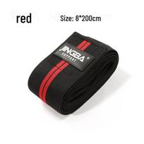 JINGBA Sports Knee Pads & Leggings: Protective Gear for Cycling, Weightlifting & Squats One Size raudona
