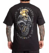 T Shirt Sullen Rose Gold Skull Nera Standard S