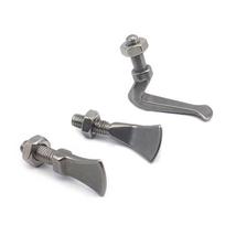 3Pcs Automotive Dent Repair Slide Bar Clamp Pliers Head M8 Thread Horn Pliers Head Dent Repairing Tool Part Support Head gray