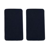 2Pcs Solid Color Elastic Wig Liner Caps Hair Nets Snood Nylon Stretch Mesh Hats black