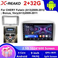 Head Car Radio Multimedia Video Player Android 13 For Chery Fulwin 2 2009 2010 2010 2012 Navigation GPS Carplay Auto NO 2DIN DVD 4 core 2GB+32GB carplay