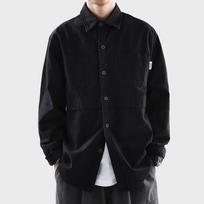 Trendy Hong Kong Style Japanese Long-Sleeve Harajuku Shirt Jacket for Boys - Retro and Casual M