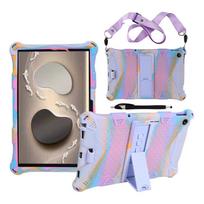 Retro Pattern Protective Rubber Cover for Lenovo Tab M10 3rd Gen 10.1-inch (TB-328F) 2 Tempered Films + Box