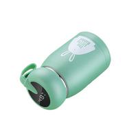 Stainless Steel Temperature Display Vacuum Smart Leakproof Replacement Solid Color Digital Vacuums Water Bottle blue