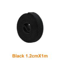 3326 1m 3m 5m Cable Organizer Wire Winder Clip Mouse Cord Management USB Charger Protector Data Cable Power Cable Tie Straps 1PC black