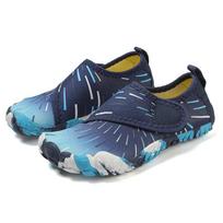 New Colorful Kids Aqua Shoes Swimming Seaside Upstream Wading Children Sneakers Summer Beach Five Fingers Barefoot Water Shoes 30 mėlyna