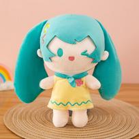 Miela Hatsune Miku pagalvė pliušinis žaislas lėlė Klasikinė Sniego Futuristinė lėlė Ornamentai Gimtadienio dovana 22cm blue
