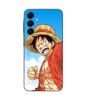 Case For Samsung Galaxy A15 Monkey D Luffy one piece movie Maniacase juoda