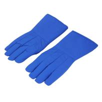 1 Pair 38cm Antifreeze Gloves Low Temperature Protective Gloves for Laboratory Liquid Nitrogen Dry blue
