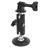 Magnetinis veiksmo kameros laikiklis, reguliuojamas keliais kampais, su 1/4 colio sraigtu, 2 rutulinėmis galvutėmis, išorinė automobilio kamera black