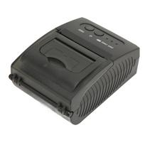 Thermal Printer Portable 58mm Paper Width 2000mAh Rechargeable Thermal Label Printer EU Plug black