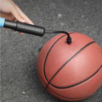 Ball Pump Air Convenient Manual Inflator Hand Tool Inflating System for Inflatable Balls Black brown