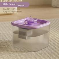 Automatic Pets Water Fountain Mute Filter Cats Drinker Dry Wet Separation Cat Drinking Bowl with Feeder for Cat Dog Pet Supplies gray
