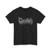 230 Gsm 100% Cotton Cenotaph Tee Shirt Softstyle Unisex Tee Old School Death Metal XXS juoda