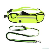 Atsparus vandeniui bėgiojantis peties krepšys su pavadėliu Waist Adjustment Range 75-104 cm fluorescencinė geltona spalva