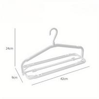 Scalable Drying Rack, Home Drying Bed Sheets, Windproof Hanging Rack, Dormitory Towels, Bed Sheets, Clothes Support white