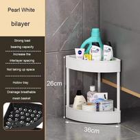 3/4/5 Tier Storage Shelf Rolling Cart Movable Bathroom Corner Triangle Shelfs Bathroom Corner Cabinet Shelf Rolling Storage Cart