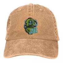 Summer Cap Sun Visor Deep Diver Hip Hop Caps Dive Scuba Diving Cowboy Hat Peaked Trucker Dad Hats Adjustable balta