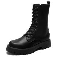 2024 Nauji vyriški batai Žieminiai laisvalaikio batai Madingi odiniai batai Vyrams Aukštos kokybės guminiai batai Jodinėjimui Equestr Botas Hombre Su kailiu 38