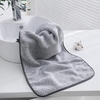 1pcs Bamboo Hand Towel Absorbent & Quick-drying Super Soft Skin-friendly Bathing Towel For Home Bathroom 35x75cm