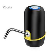 Vandens dozatorius USB įkraunamas elektrinis vandens siurblys maistinio lygio kompaktiško dydžio nešiojamas automatinis geriamojo vandens butelio siurblys juoda