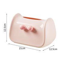 1Pcs Dopamine Tissue Box Living Room Tissue Box Creative High-end Desktop Coffee Table Storage Cute Paper Drawer