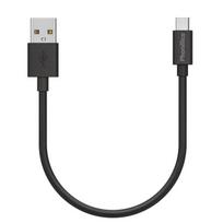 20cm USB-C Cable Black for Samsung Galaxy A20E / A40 / A50 / A70 / A80 Phonillico® juoda